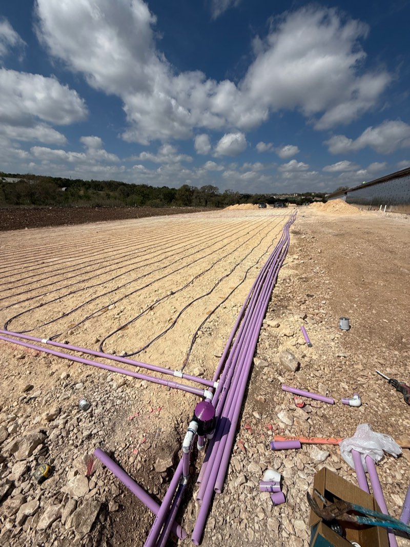 Drip field manifold and lines